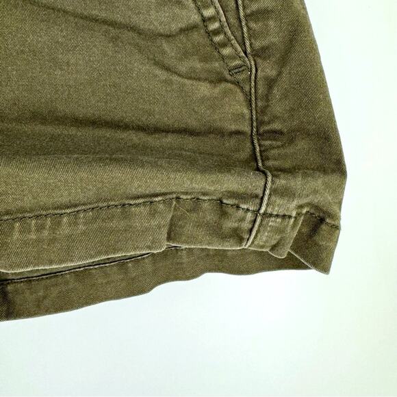 Express Cotton Stretch Low Rise Utility Shorts Brown Size 4 - Picture 3 of 5